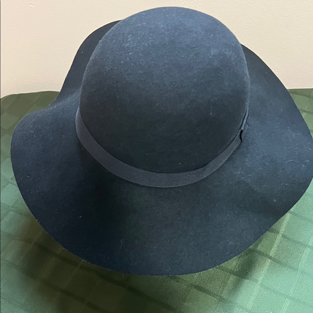 Cotton On Wide-Brim Felt Hat - Black - Picture 5 of 9